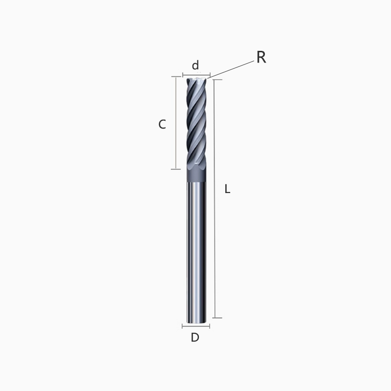 2130-Diamond coated graphite special milling cutter PCD tungsten steel jizhi carbon fiber electrode cutter end mill 4 flutes Shandong Denso Pricision Tools Co.,Ltd.